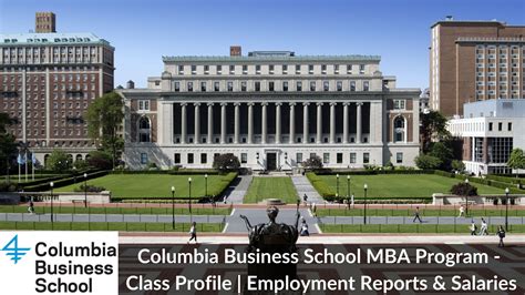 columbia university mba program ranking